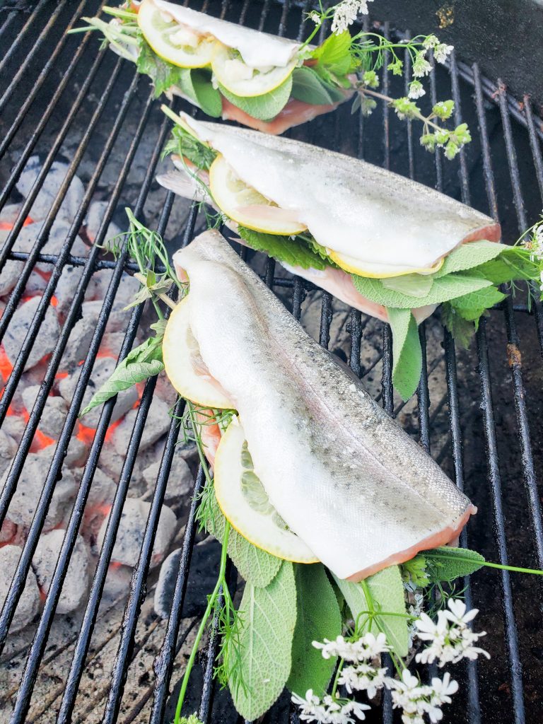 Grilled Rainbow Trout with Lemon & Fresh Herbs - OUT WEST: Food & Lifestyle