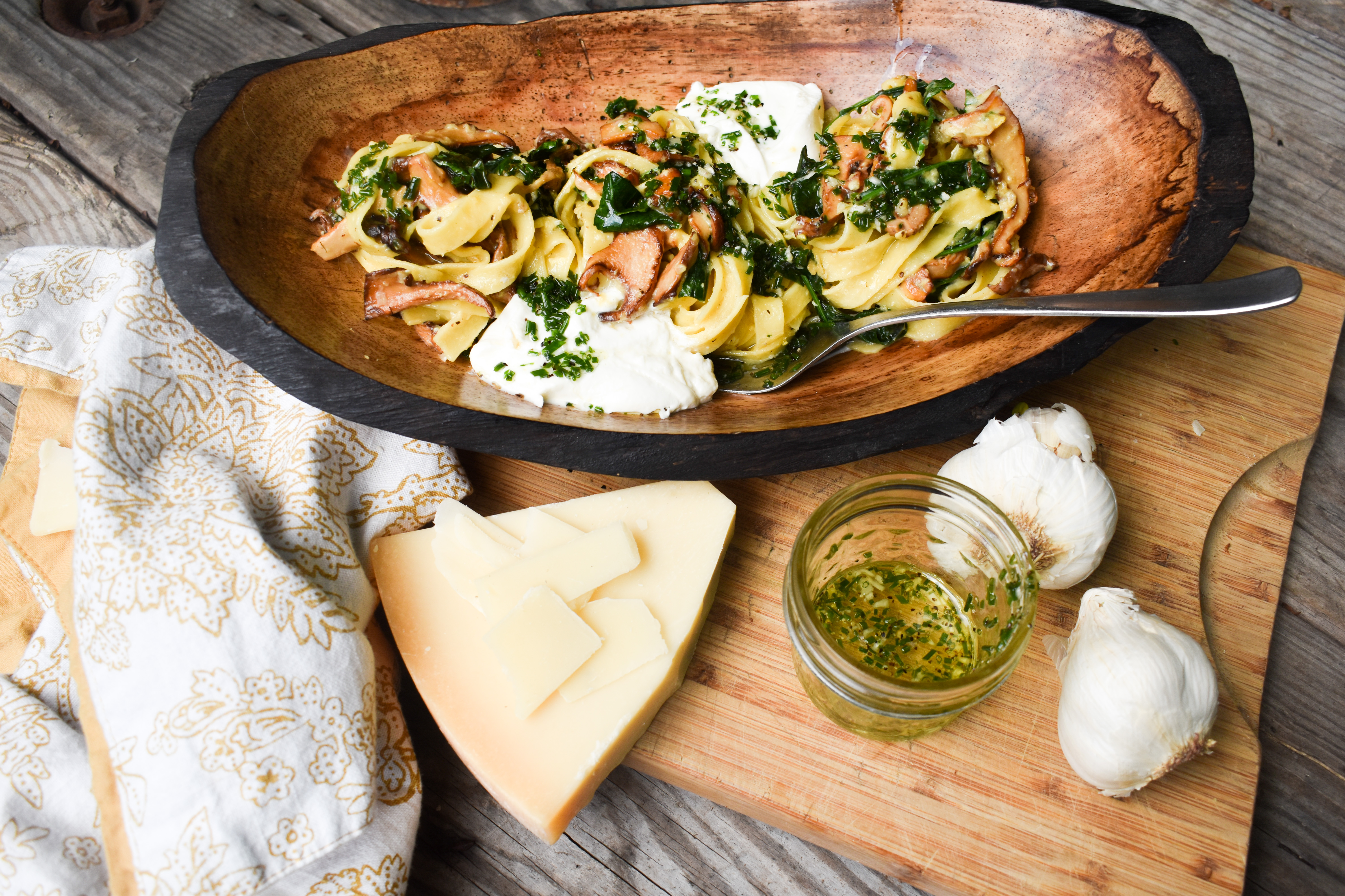Chanterelle Carbonara