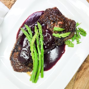 Steak with Port Wine Sauce turns an everyday steak into a classy restaurant style steak with very little effort.