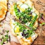 Spring Frybread with Ricotta and Hot Honey