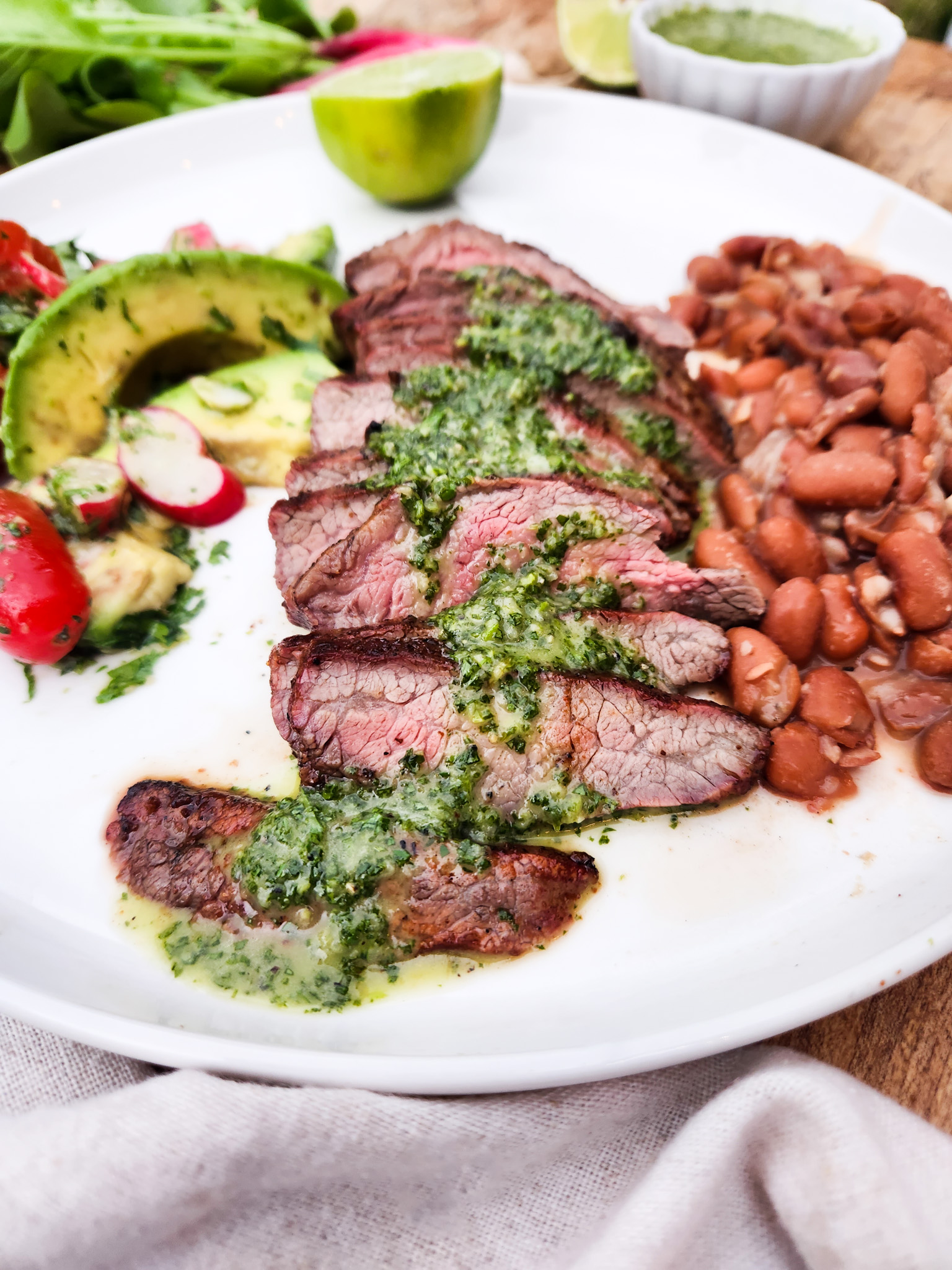 Cilantro Chimichurri Flank Steak OUT WEST Food & Lifestyle