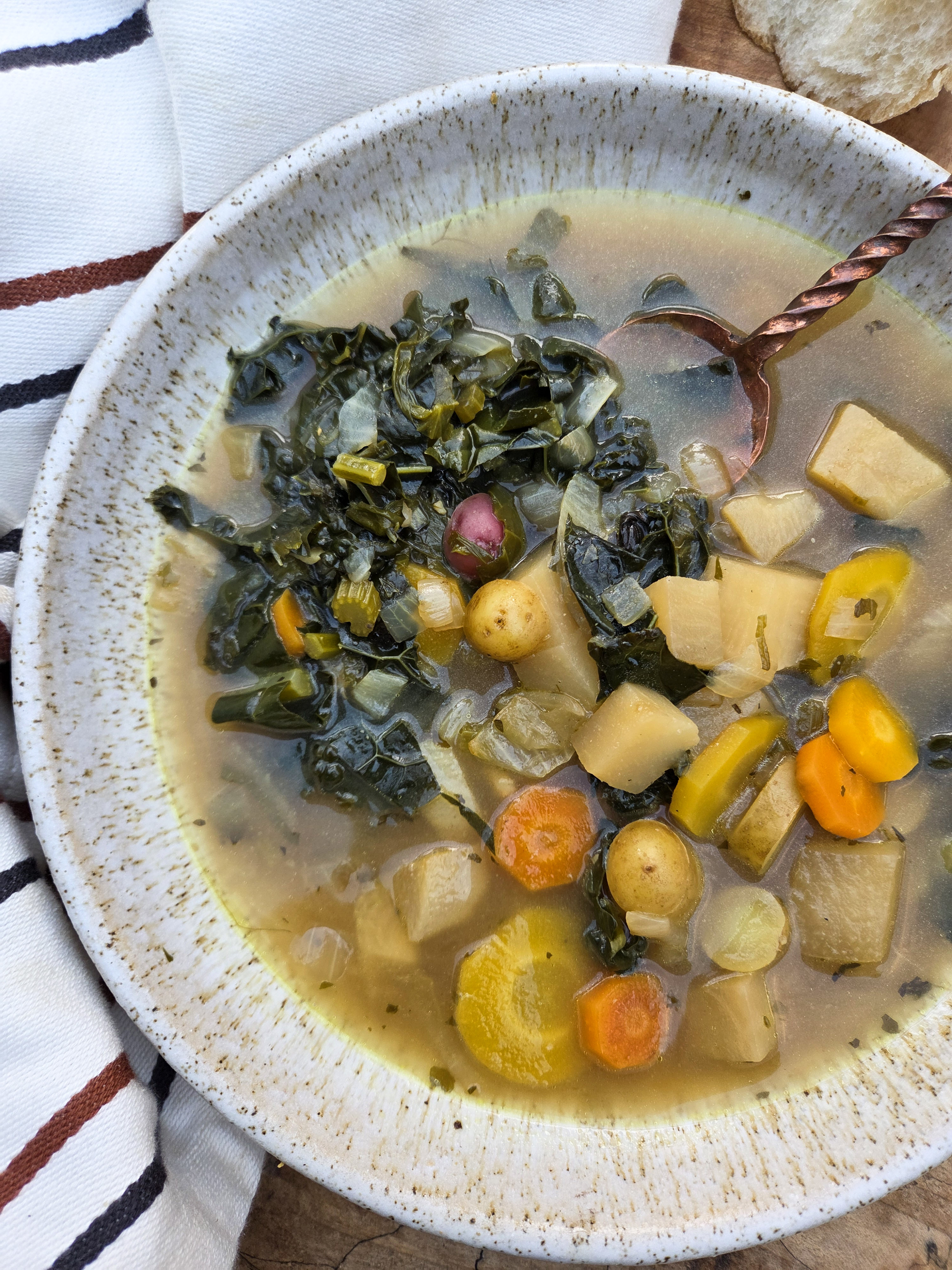 Winter Vegetable Barley Soup