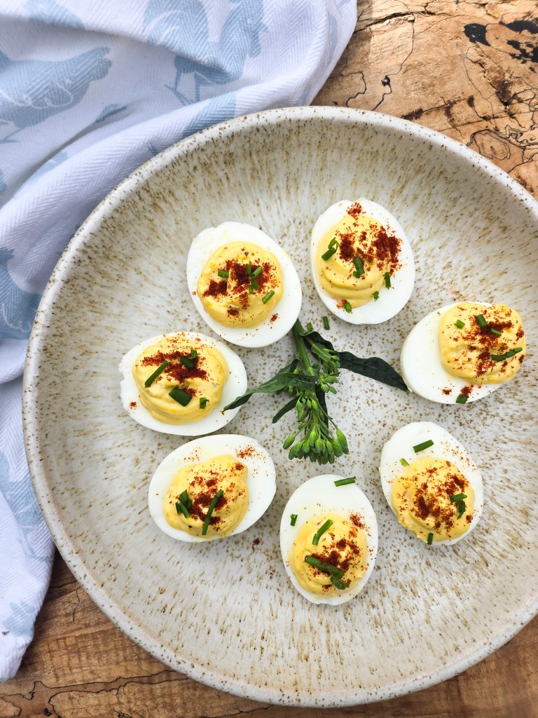 Creamy, tangy, and perfectly seasoned, these classic deviled eggs are a timeless appetizer made with simple ingredients.